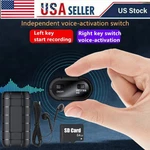 500 Hrs Mini Spy Voice Activated Recorder Digital Audio Magnetic 64GB MP3 Player. Fixed Price $31.34.