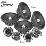 Timpano Bundle 4X 6.5" Speakers + Super Tweeters 3200 Watts Car Audio Systems. Fixed Price $175.50.