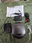 Panasonic SL-S221C Portable Cd Player Mash Xbs Vtg Bundle Cassette Ac Adapter Wo. Fixed Price $49.99.