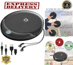 Portable Cd Player Anti Skip Walkman Stereo Earbuds Aux Ac Usb Cable Home Car. Fixed Price $62.99.
