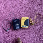Sony Walkman WM-AF54 Sports Yellow Cassette Player -and WMAF40 Read Description. Fixed Price $65.00.