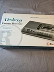 Radioshack CTR-117 Desktop Cassette Recorder Voice Activated 14-1123. Fixed Price $39.00.