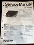Panasonic SL-S330 SLS330 Cd Player Service Manual From The Usa **original**. Fixed Price $18.99.