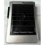 Panasonic RQ-J50 Stereo Cassette Player Vintage Portable Walkman Silver Grey. Fixed Price $76.49.