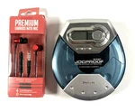 Philips Jogproof 45 Esp Portable Cd Player AX511/17 Silver Blue 2002 Tested Fsh. Fixed Price $54.99.
