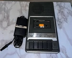 Vintage Emerson CR45 Portable Cassette Recorder With Power Adapter. Fixed Price $19.00.