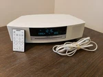 Bose Wave Music System Am/fm Cd Player Radio Remote White/tan Nice Condition. Fixed Price $249.99.
