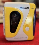 Spectra WR-10 Portable Stereo Cassette Player-tested. Fixed Price $14.95.