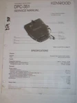 Kenwood Service Manual DPC-351 Compact Disc Player Cd. Fixed Price $6.98.