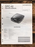 Kenwood DPC-42 Cd Player Service Manual *original*. Fixed Price $14.97.