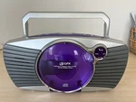 Rare Vintage 2000S Gpx C961 Cd Player Am/fm Radio Purple Silver - No Cord. Fixed Price $37.77.