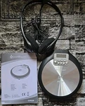 Soundmaster CD9220 Portable Player Programmable X-bass Silver Black Headphone. Fixed Price $49.95.