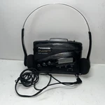 Vtg Panasonic RQ-V180 Radio Cassette Player W/ Orig Headphones For Parts Only. Fixed Price $15.19.