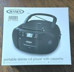 New Jensen CD-545 Portable Stereo Compact Disc Cassette Recorder Am Fm Radio. Fixed Price $39.00.