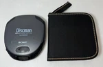 Sony D-152CK Cd Player Personal Black Discman Tested W/ Case Holder. Fixed Price $19.99.