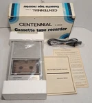 Cassette Tape Recorder Centennial Slimline Vintage C-693A Power Battery. Fixed Price $34.99.