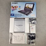 Coby V-zon 7" Portable Player TFDVD7009 Open Box. Fixed Price $33.89.