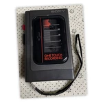 Sony One Touch Recording Hand Held Cassette Corder Tcm 13, For Parts Repair. Fixed Price $10.20.