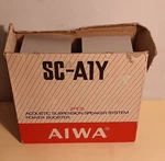 2 Aiwa SC-A1Y Acoustic Suspension System Power Booster. Fixed Price $11.00.