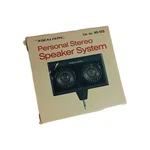 Vintage Realistic Cat No 40-155 Personal Stereo Speaker System W/ Box. Fixed Price $24.95.