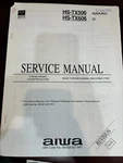 Aiwa HS-TX506 HS-TX606 Repair Service Manual From The Usa **original**. Fixed Price $22.99.