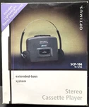 Vintage Optimus 14-1256 Extended Bass System Stereo Cassette Player W/headphones. Fixed Price $29.99.
