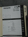 Aiwa HS-TX361 366 Service Manual Original Repair Book. Fixed Price $49.99.