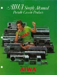 Aiwa - Portable Cassette Brochure Catalog 1982 English. Fixed Price $13.95.