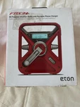 Eton FRX3+ Red Cross Weather Radio & Portable Phone Charger Solar Hand Crank. Fixed Price $35.00.