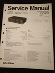 Quasar CD832 Service Manual Compact Disc Player Original. Fixed Price $14.99.