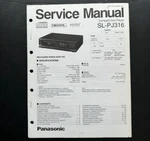 Panasonic SL-PJ324 Compact Disc Player Original Service Manual 1990. Fixed Price $9.99.