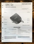 Kenwood DPC-141 Cd Player Service Manual *original*. Fixed Price $14.97.