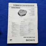 Sony D-E300AN D-E301 D-E305 D-E307CKT Service Manual Original Paper Oem. Fixed Price $19.96.
