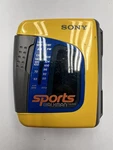 Sony WM-FS191 Sports Walkman Am/fm Cassette Player Yellow Parts Repair. Fixed Price $18.98.