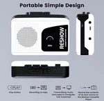 Reshow Portable Walkman Cassette Tape Player Built-in Speaker Headphone Jack New. Fixed Price $39.99.