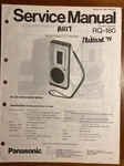 Panasonic RQ-180 Micro Cassette Recorder Original Service Repair Manual. Fixed Price $14.94.