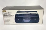Vintage Tozai Portable Stereo Am Fm Cassette Radio ATC-8000. Fixed Price $59.95.