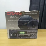 Craig AG1110K Stereo Cassette Player Am Fm Radio 2 SG310 Powerplay Speakers 6.5". Fixed Price $149.99.