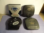 4-VINTAGE Portable Cd Players Audiosolutions , White Westinghouse 2-PANASONICS. Fixed Price $54.50.