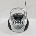 Audiovox CDP1386 Cassette Boombox Am Fm Radio Portable Player Silver. Fixed Price $64.00.