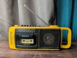 Sony Sports Portable Fm-am Cassette Boombox CFM-160 Works Has Issues Read Descr. Fixed Price $65.00.