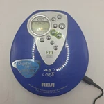Rca RP2430B Espx Fm Radio Cd Player 45 Sec Skip Protection Blue Silver Tested. Fixed Price $25.00.