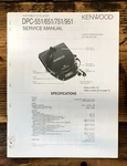 Kenwood DPC-551 -651 -751 -951 Cd Player Service Manual *original*. Fixed Price $14.97.