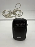 Vtg Rca RP-1610B Portable Am/fm Radio Belt Clip W/apple Wired Headphones Works. Fixed Price $14.44.