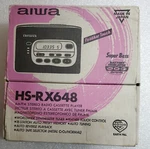 Vintage Aiwa HS-RX648 Am/fm Stereo Super Bass Walkman Cassette. For Parts Only.. Fixed Price $599.95.