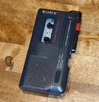 Vintage Sony M-450 Microcassette-corder Handheld Voice Recorder Black, New Belt!. Fixed Price $60.00.