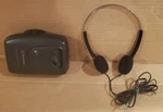 Emerson 6046 Cassette, Radio Am/fm Tuner With Sony Headset. Tested Works. Fixed Price $14.89.