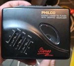 Philco Cassette Personal Stereo Model 400K W/ Graphic Eq Tested-works. Fixed Price $24.99.