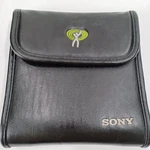 Sony Cd Storage Case Black Travel Pouch Zip Organizer Vintage Missing Sleeves. Fixed Price $12.99.