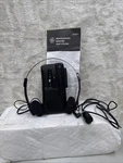 3-5371 Microcassette Recorder With Headphones/external Mic-vintage (tested). Fixed Price $29.99.